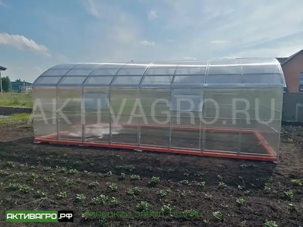 Теплица Ударница Благодатная, ширина 4/5 м, труба 40х20 + 20х20 Теплица Ударница Благодатная, ширина 4/5 м, труба 40х20 + 20х20
